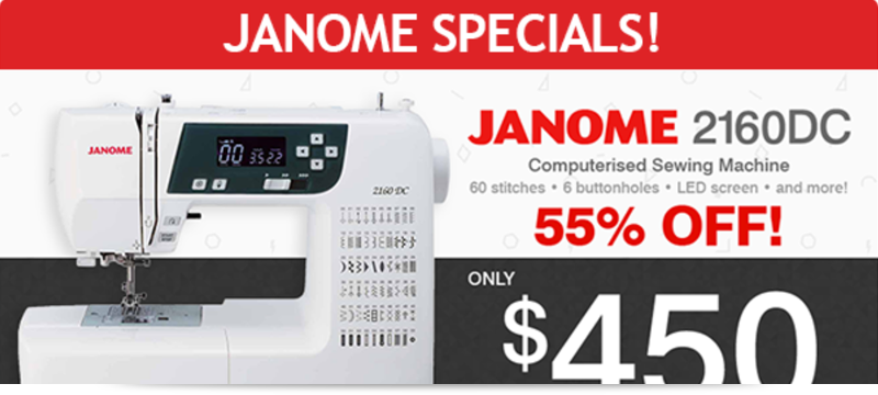 Click to view Hobbysew Janome Specials EDM