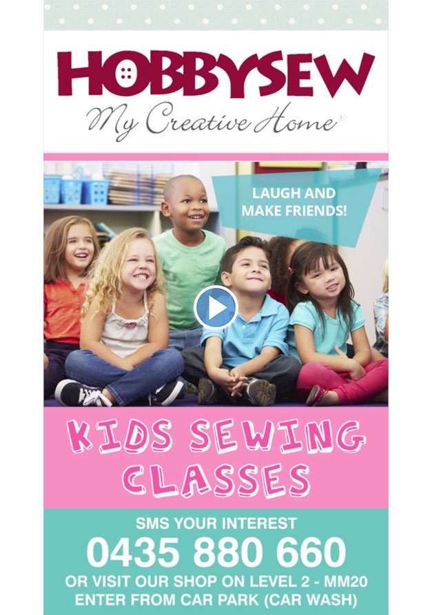 POS Video - Kids Sewing Classes